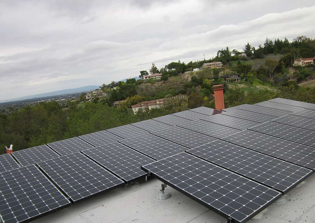 Slideshow of installations on clay tile, metal seam, wood shake, composition and flat roofs