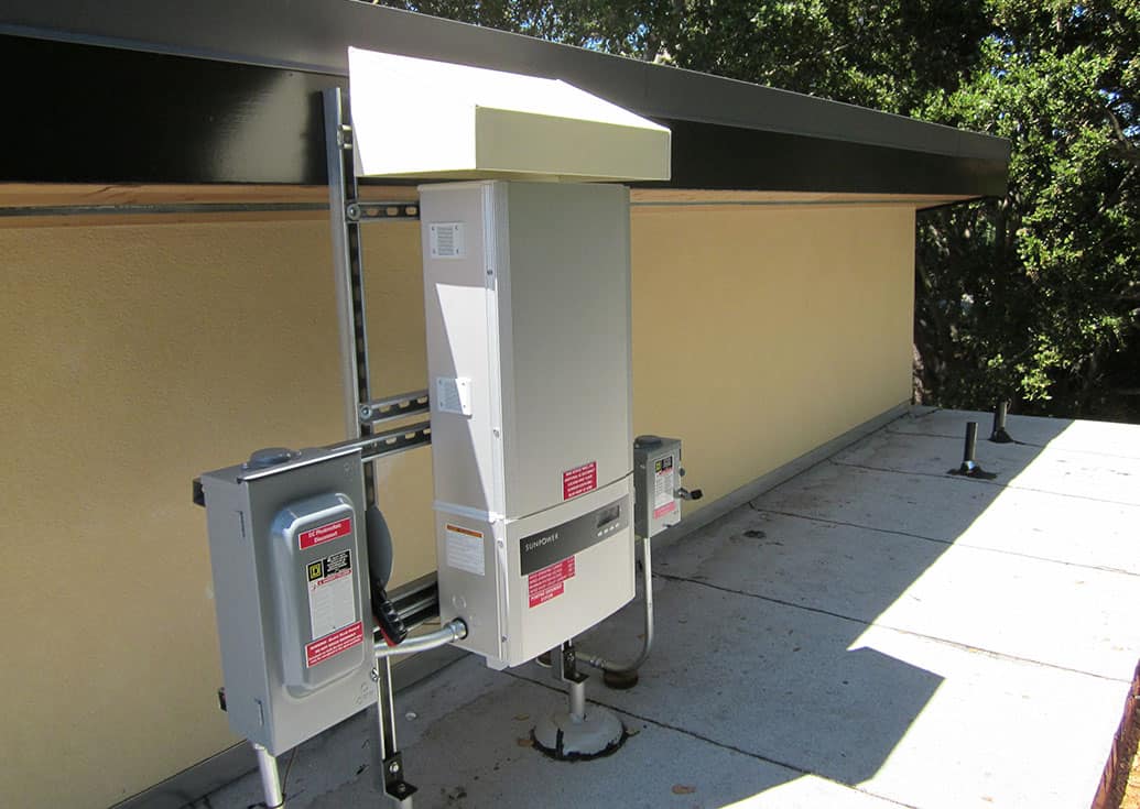 Slideshow of installations on clay tile, metal seam, wood shake, composition and flat roofs