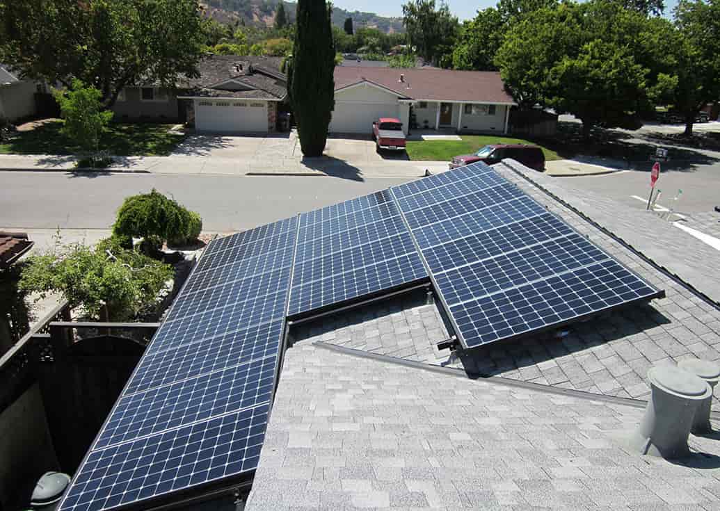 Slideshow of installations on clay tile, metal seam, wood shake, composition and flat roofs