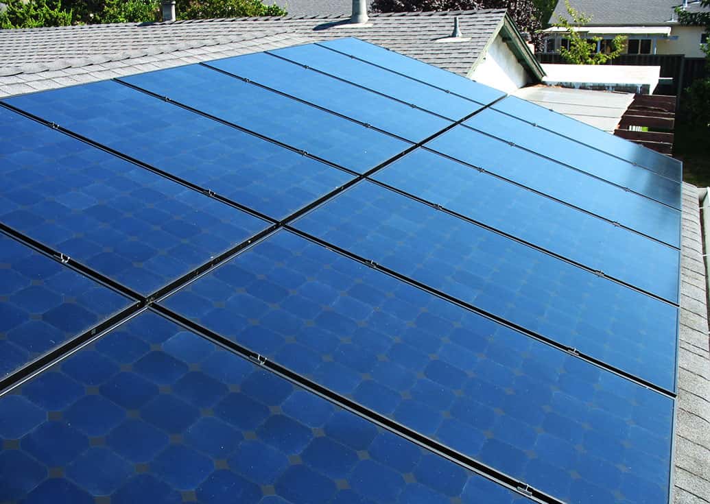 Slideshow of installations on clay tile, metal seam, wood shake, composition and flat roofs