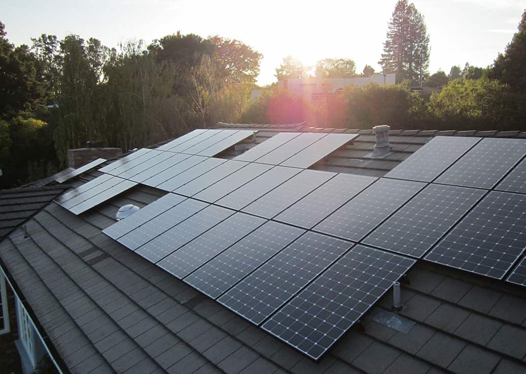 Slideshow of installations on clay tile, metal seam, wood shake, composition and flat roofs