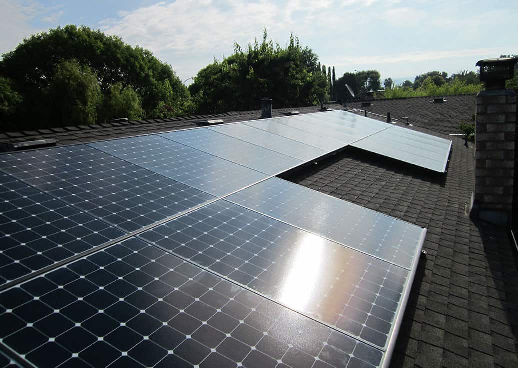 Slideshow of installations on clay tile, metal seam, wood shake, composition and flat roofs